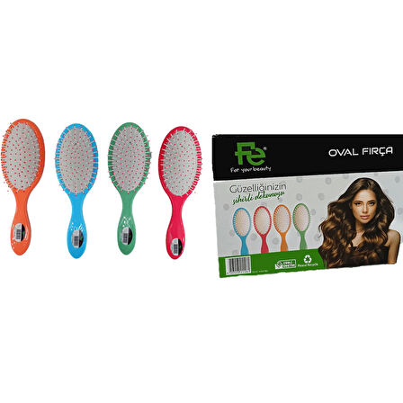 Fe Oval Saç FırçasıFECH136,Mavi