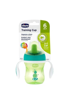 Chicco Yarı Yumuşak Uçlu Bardak 6+ Erkek Yeşil 69212