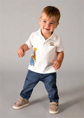 Mayoral Erkek Bebek Yumuşak Denim Pantolon Koyu Mavi 1520