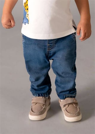 Mayoral Erkek Bebek Yumuşak Denim Pantolon Koyu Mavi 1520