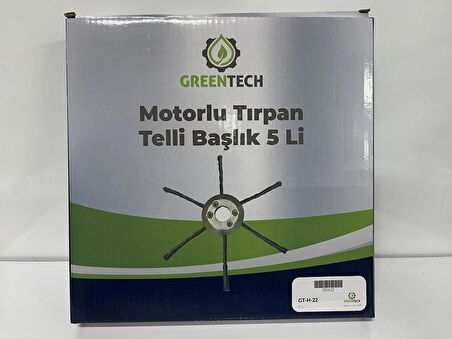 Greentech Motorlu Tırpan Telli Başlık 6 lı