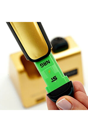 Supreme Trimmer Gold Recharge Trimmer – 3 Şarj Seçeneği, Çıkarılabilir Pil, RGB LED Göstergeli
