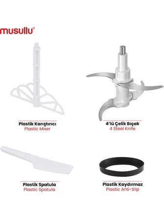 MUSULLU MSL-1225-2 RONDO DOĞRAYICI