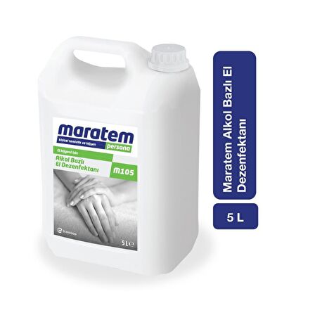 Eczacıbaşı Maratem M105 Alkol Bazlı El Dezenfektanı 5 Litre