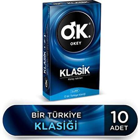 OKEY PREZERVATİF KLASİK 10'LU - 10 ADET