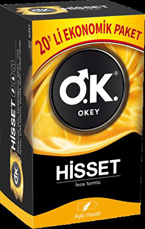 Okey Hisset 20 li x2 Paket Toplam 40 Adet