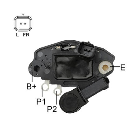Renault Konjektor 12v (valeo Tip) Kangoo-Clio-Laguna - Megane Vw - Seat Y.m İnce Fisli - Yunyı 08-012