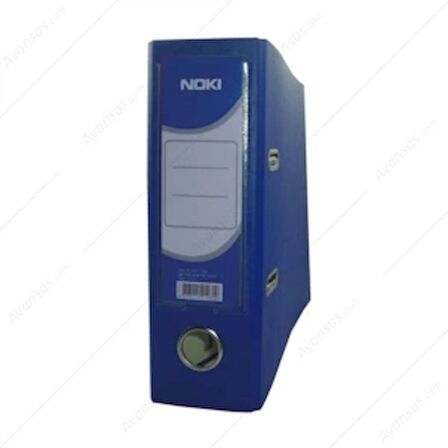 NOKI PLASTİK TELGRAF KLASÖRÜ GENİŞ MAVİ