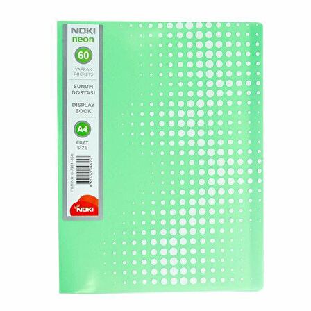 Noki Katalog (Sunum) Dosya Neon Seri 60 LI Yeşil 64160N-160