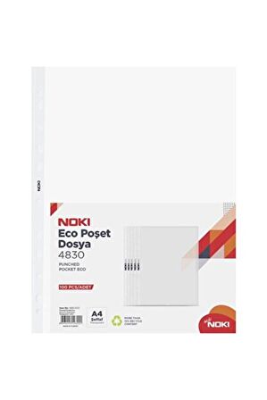 Noki A4 Eco Poşet Dosya 100’lü