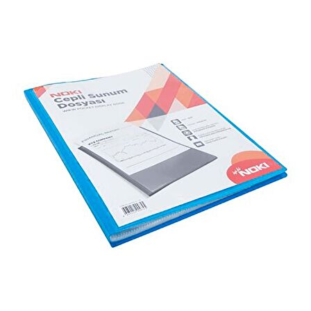 Noki Sunum Dosyası Cepli 80’li Mavi  64180-N-130