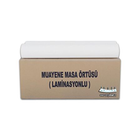 Kağıt Muayene Masa Örtüsü Laminasyonsuz 50 Metre - 1 Koli 12 Rulo