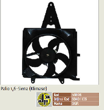 Unıversal Fan Motoru Klimasız>palıo 1.6-Siena - Sgr-59806