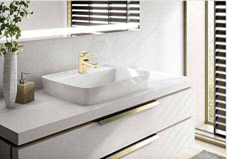 E.C.A Caro Lavabo Bataryası Altın Gold 102808892