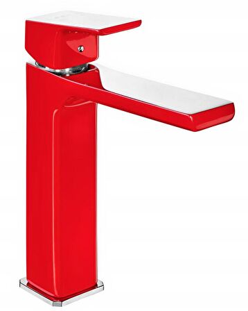 E.C.A Tiera Orta Boy Lavabo Bataryası- Krom Kırmızı 103388003