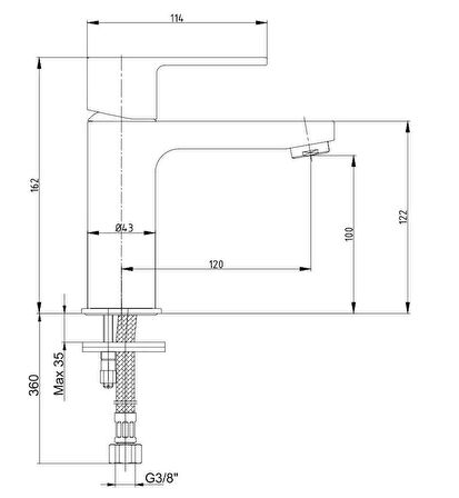 Eca Nita Lavabo Bataryası 20 Yıl Garantili 102188034