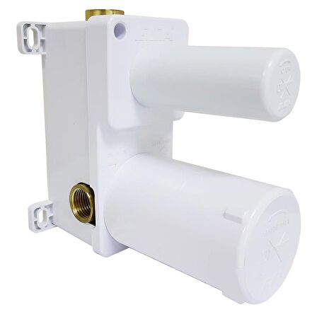 Eca Tiera Ankastre Mat Siyah Banyo Bataryası 2 Parça Set / 2 Yollu - 102167205C1-KDE + 102166201C1