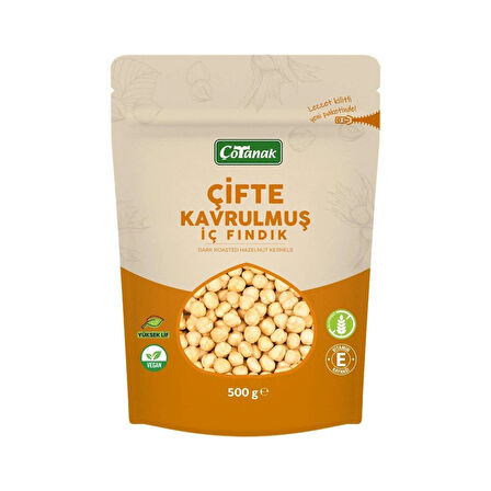 Çotanak 500 Gr Çifte Kavrulmuş İç Fındık