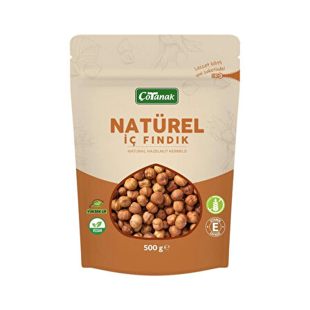 500g Natürel İç Fındık
