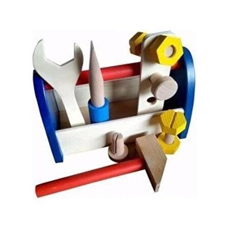 Hamaha Wooden Toys Ahşap Eğitici Geliştirici Çantalı Tamir Seti Oyuncaklar