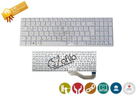 Asus X540 X540L X540S Notebook Klavyesi, Laptop Tuş Takımı (Beyaz TR) / KL0949W