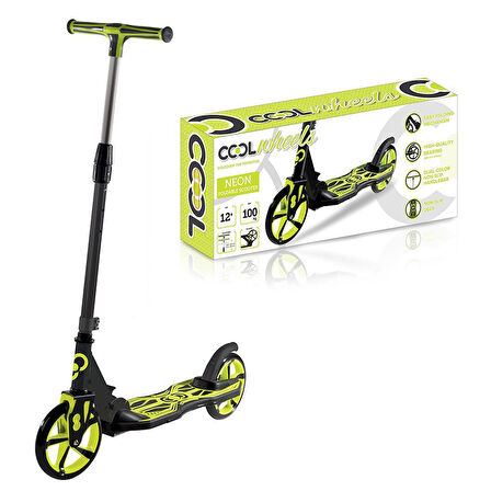 Cool Wheels 2 Tekerlekli Scooter 12+ - Neon Yeşil