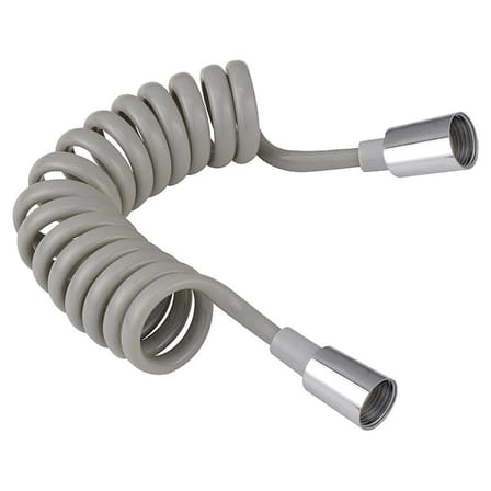 Yapıtaşı Yt274 Teleskopik Esnek Yaylı Pvc Duş spiral Hortumu 150cm Gri
