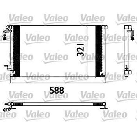 Psa Klima Radyatoru P106 Ym Saxo 99> Olcu: (588×321) - Valeo 817655