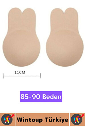 Kendinden Yapışkanlı Tekrar Kullanılabilir İnce Tasarım Hayalet Sütyen Ten Renk