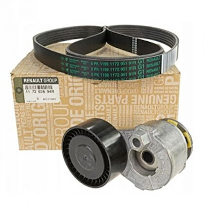 Renault Alternator Gergi+kayıs (kutuklu)k9k Kango Clio II III IV Megane II III Fluence Logan Sandero Dokker - Maıs 117203694r