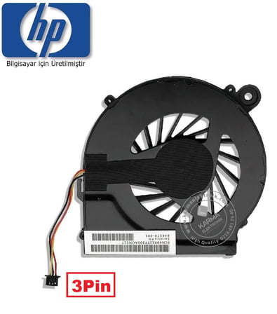 Hp G4-1000, G6-1000, G7-1000, (G62 Tip.1) Notebook Cpu Fanı 3pin (Cooling) / NBFAN0252