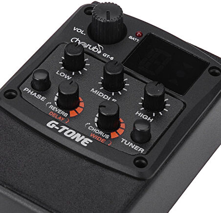 Cherub GT-6 Akustik Gitar Preamfi ve Tuner