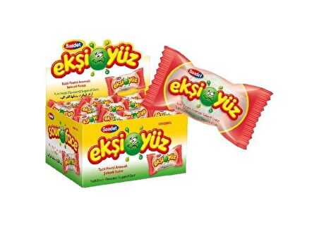 Ekşiyüz Sakız 100 Adet Tutti Fruitti 3 Paket