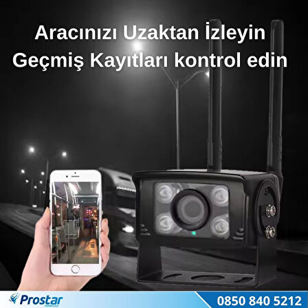 Uzaktan izlemeli 4 MP Ultra HD 4G Sim kart girişli Tak kullan Profesyonel Kamera