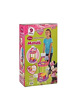 Oyuncak Minnie Mouse Temizlik Arabası