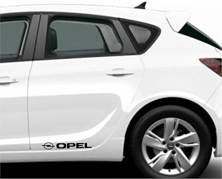 Opel Kapı altı Marşbiel Sticker Yapıştırması 3 adet