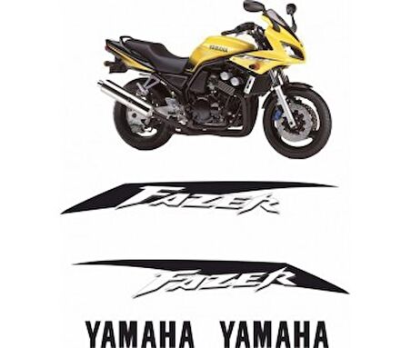 Yamaha Fazer  Sticker Motorsiklet Stickerı Yapıştırma