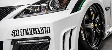 Hataylı 31 Plaka Araba oto Sticker Yapıştırma 2 Adet 40cm