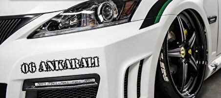 Ankaralı 06 Plaka Araba oto Sticker Yapıştırma 2 Adet