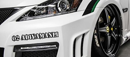02 Adıyaman Plaka Araba oto Sticker Yapıştırma 2 Adet