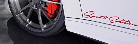Sport Edition Araba Stickerı yapıştırma Sticker Etiket