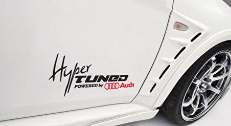Audi Hyper Tuned Araba Sticker Yapıştırma 2 Adet