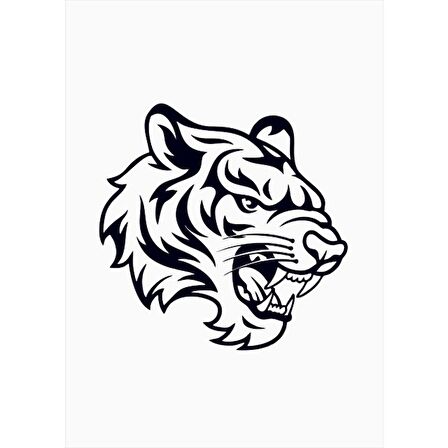 Kaplan Araba Stickerı Vinil Sticker