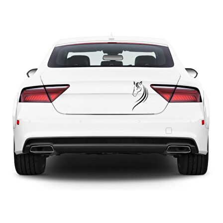 At 2 Araba Stickerı Yapıştırma Vinil Sticker