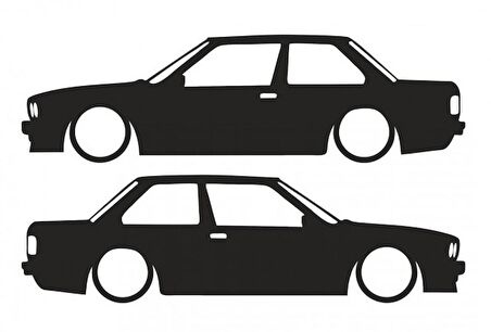 M E30 Sticker Yapıştırma Araba Stickerı