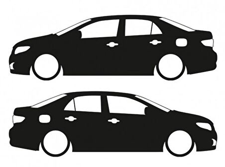 Toyota Corolla Sticker Yapıştırma 2 Adet