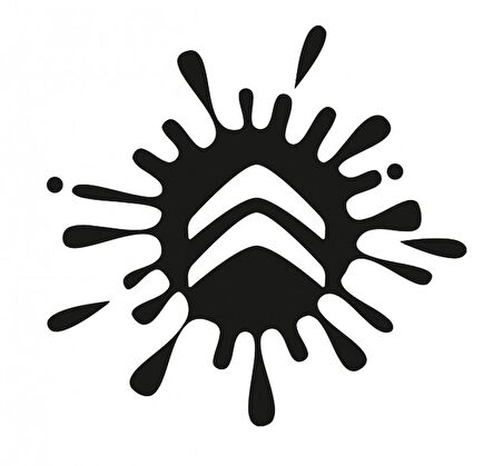 Citroen Boya Sıçraması Görünümü Araba Stickerı 15CM 2 Adet