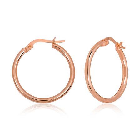 Lucky Life 925 Ayar Gumuss  Halka Kadın Küpe