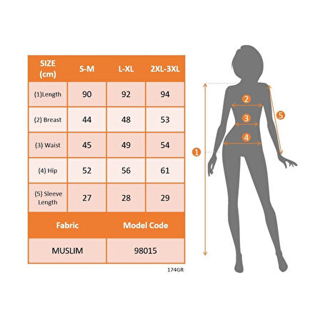 Lucky Life Kadın Kısa Kollu Hakim Yaka önden Düğmeli Kısa Müslim Elbise