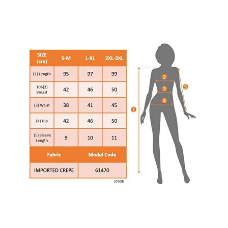 Lucky Life Kadın Kısa Kollu Kare Yakalı Ithal Krep Elbise